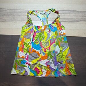 Trina Turk Woman's Sleeveless Top Size M Multicolor Floral Tropical USA